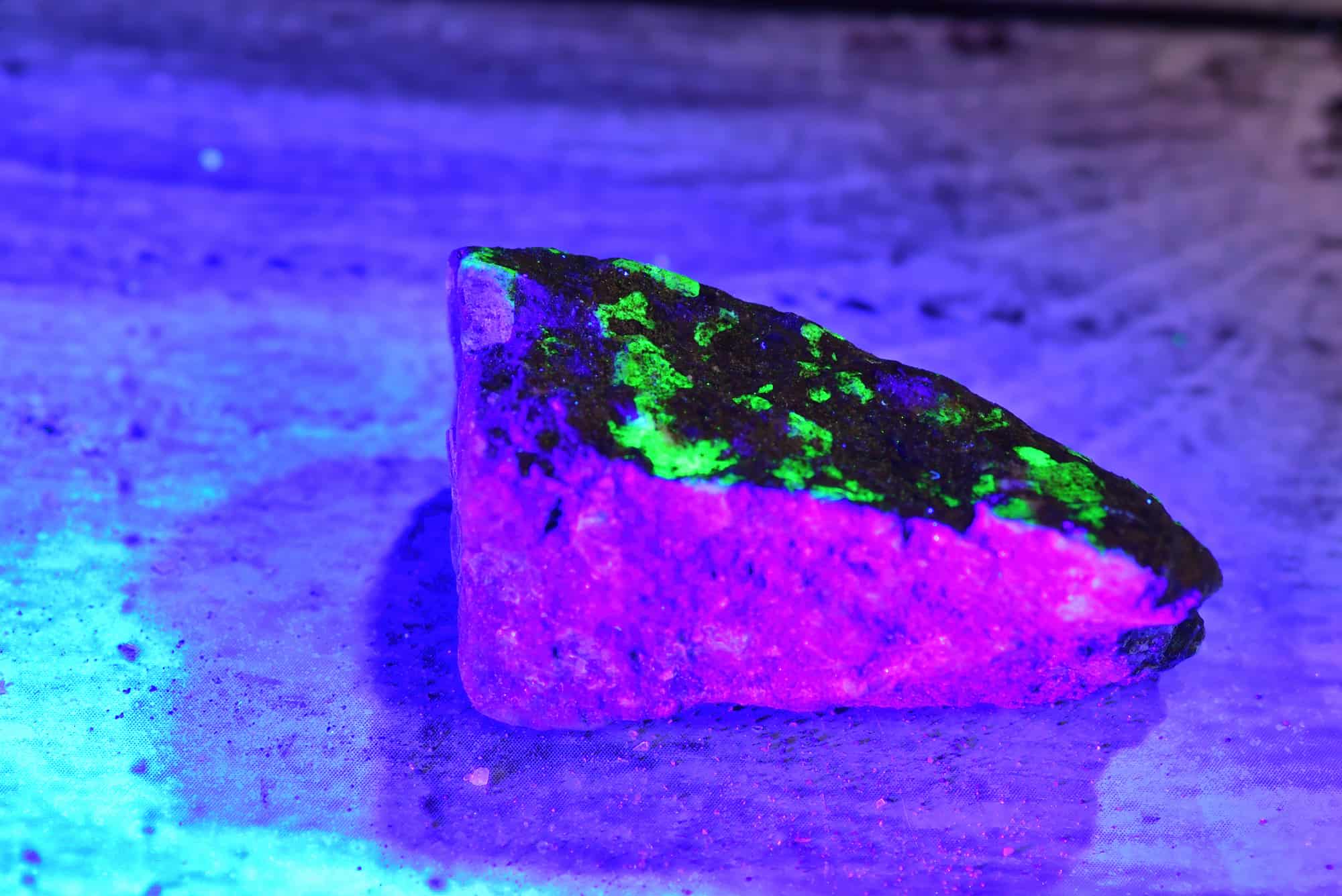 Glowing Alum Crystals